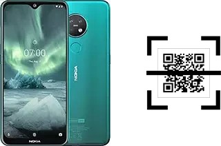 ¿Cómo leer códigos QR en un Nokia 7.2?