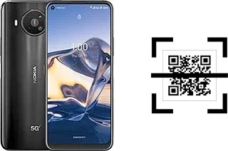 ¿Cómo leer códigos QR en un Nokia 8 V 5G UW?