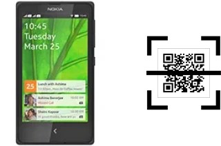 ¿Cómo leer códigos QR en un Nokia X+?