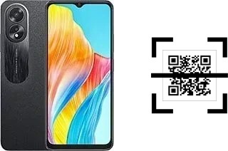 ¿Cómo leer códigos QR en un Oppo A18?