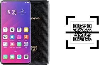 ¿Cómo leer códigos QR en un Oppo Find X Lamborghini Edition?