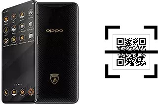 ¿Cómo leer códigos QR en un Oppo Find X Lamborghini?