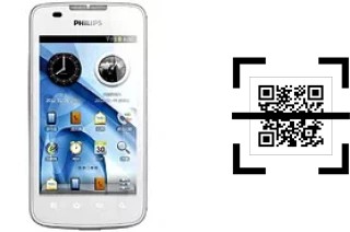 ¿Cómo leer códigos QR en un Philips D633?