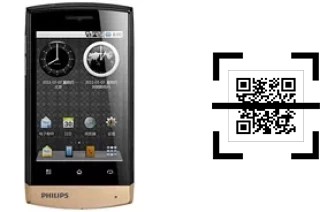 ¿Cómo leer códigos QR en un Philips D822?