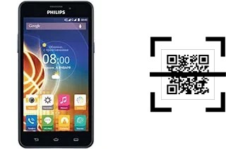 ¿Cómo leer códigos QR en un Philips V526?