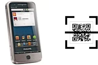 ¿Cómo leer códigos QR en un Philips V726?