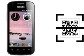 ¿Cómo leer códigos QR en un Philips W337?