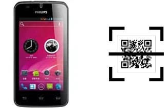 ¿Cómo leer códigos QR en un Philips W536?