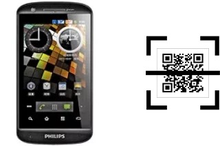 ¿Cómo leer códigos QR en un Philips W626?