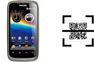 ¿Cómo leer códigos QR en un Philips W632?