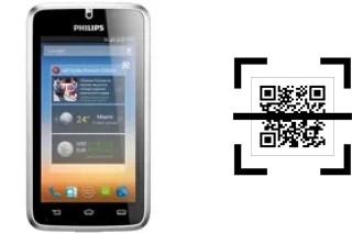 ¿Cómo leer códigos QR en un Philips W8500?