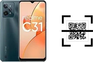 ¿Cómo leer códigos QR en un Realme C31?