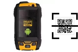 ¿Cómo leer códigos QR en un RugGear RG210 Swft II?