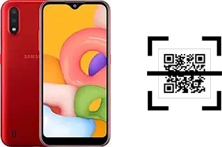 ¿Cómo leer códigos QR en un Samsung Galaxy A01?