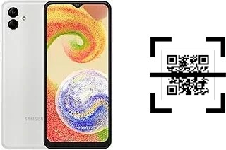 ¿Cómo leer códigos QR en un Samsung Galaxy A04?