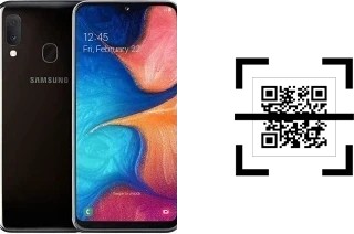 ¿Cómo leer códigos QR en un Samsung Galaxy A20e?