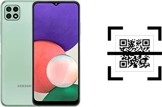 ¿Cómo leer códigos QR en un Samsung Galaxy A22 5G?