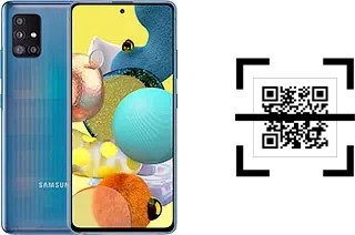 ¿Cómo leer códigos QR en un Samsung Galaxy A51 5G UW?