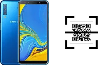 ¿Cómo leer códigos QR en un Samsung Galaxy A7 (2018)?