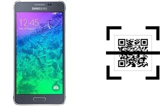 ¿Cómo leer códigos QR en un Samsung Galaxy Alpha (S801)?