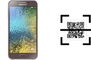 ¿Cómo leer códigos QR en un Samsung Galaxy E5?