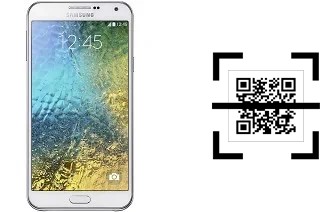 ¿Cómo leer códigos QR en un Samsung Galaxy E7?