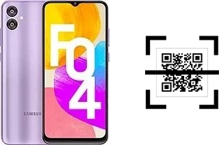 ¿Cómo leer códigos QR en un Samsung Galaxy F04?