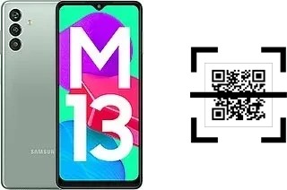 ¿Cómo leer códigos QR en un Samsung Galaxy M13 (India)?