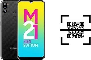 ¿Cómo leer códigos QR en un Samsung Galaxy M21 2021?