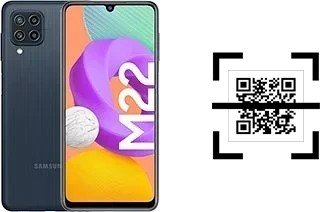 ¿Cómo leer códigos QR en un Samsung Galaxy M22?