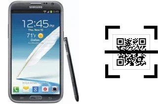 ¿Cómo leer códigos QR en un Samsung Galaxy Note II CDMA?