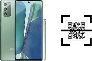 ¿Cómo leer códigos QR en un Samsung Galaxy Note20?