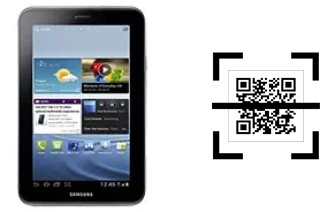 ¿Cómo leer códigos QR en un Samsung Galaxy Tab 2 7.0 P3110?