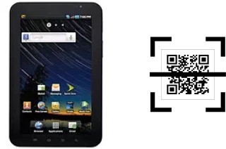 ¿Cómo leer códigos QR en un Samsung Galaxy Tab CDMA P100?