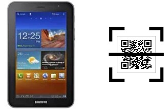 ¿Cómo leer códigos QR en un Samsung P6200 Galaxy Tab 7.0 Plus?