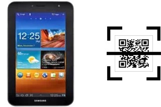 ¿Cómo leer códigos QR en un Samsung P6210 Galaxy Tab 7.0 Plus?