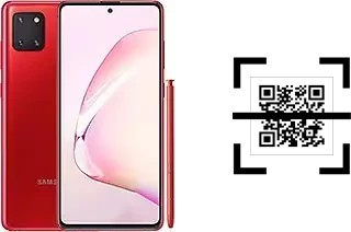 ¿Cómo leer códigos QR en un Samsung Galaxy Note10 Lite?