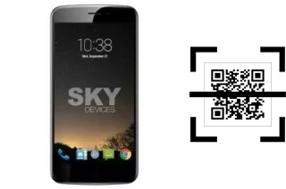 ¿Cómo leer códigos QR en un Sky-Devices Sky Elite 5-5L Plus?