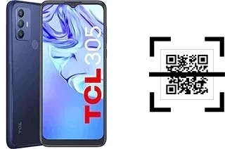 ¿Cómo leer códigos QR en un TCL 305?