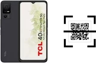 ¿Cómo leer códigos QR en un TCL 40 NxtPaper 5G?