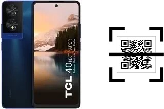 ¿Cómo leer códigos QR en un TCL 40 NxtPaper?