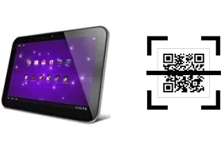 ¿Cómo leer códigos QR en un Toshiba Excite 10 SE?