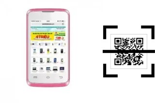 ¿Cómo leer códigos QR en un Viettel V8411?