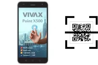 ¿Cómo leer códigos QR en un Vivax Point X500?