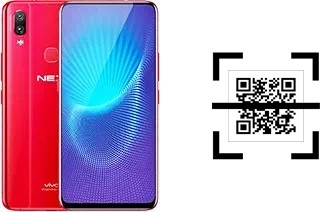 ¿Cómo leer códigos QR en un vivo NEX A?