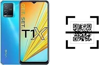 ¿Cómo leer códigos QR en un vivo T1x (India)?