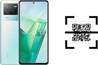 ¿Cómo leer códigos QR en un vivo T2?