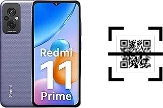 ¿Cómo leer códigos QR en un Xiaomi Redmi 11 Prime?