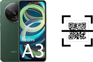 ¿Cómo leer códigos QR en un Xiaomi Redmi A3 Pro?