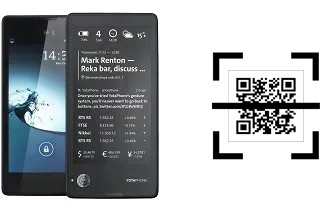 ¿Cómo leer códigos QR en un Yota YotaPhone?